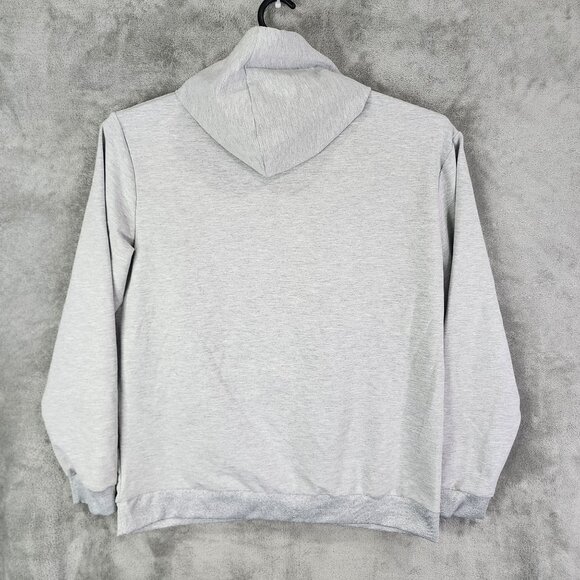 Mens Gray Mysterious Recovery Graphic Hoodie Sweatshirt Long Sleeve Size XL - Picture 6 of 9